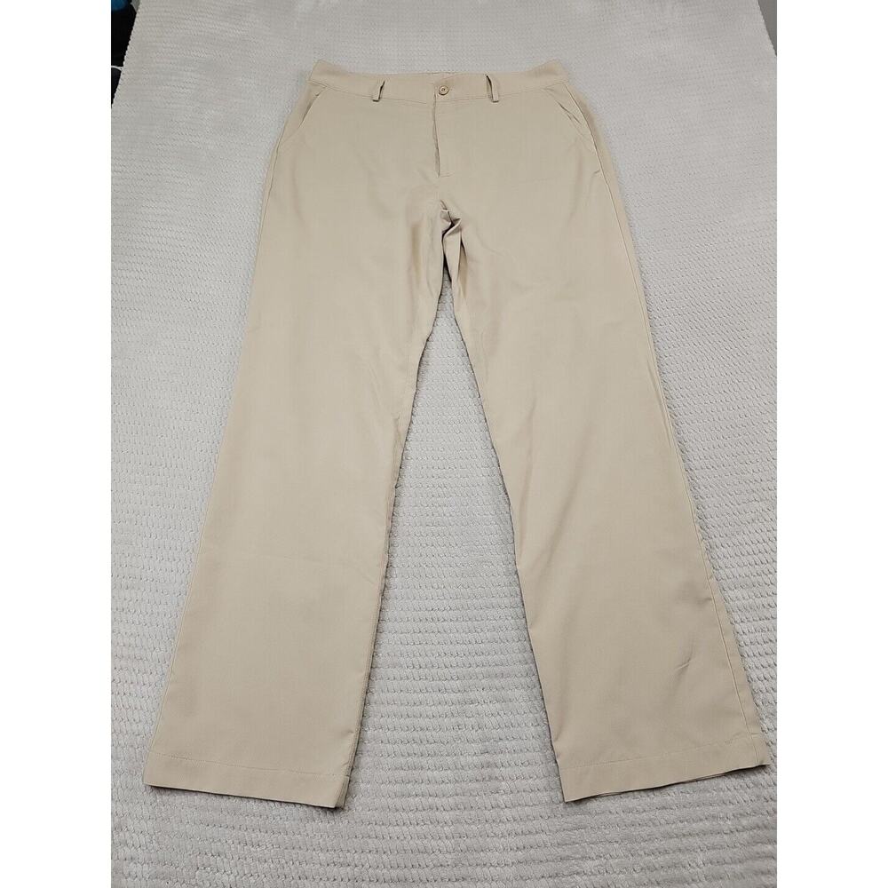 Under Armour Golf Pants Mens 36 Tan Light Weight Out Door Active